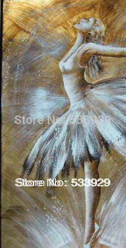 modern tds-cx041 hand painted abstract ballet oil painting on canvas for home living room wall decoration