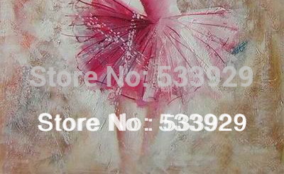 modern tds-cx042 ballet abstract hand painted oil painting on canvas for home living room wall decoration