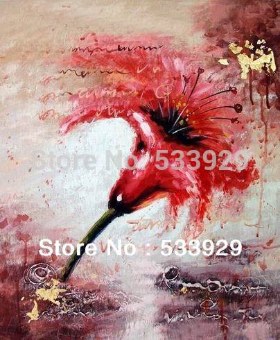 modern tds-cx045 abstract flower hand painted oil painting on canvas for home living room wall decoration