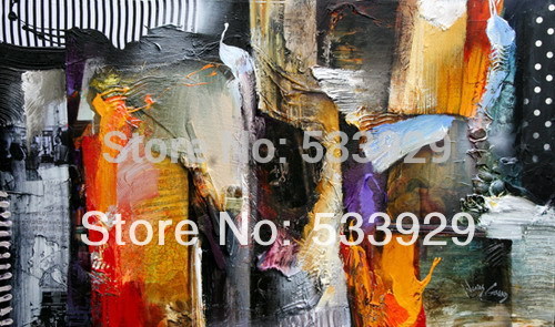 modern tds-cx074 abstract hand painted oil painting on canvas for living room wall decoration