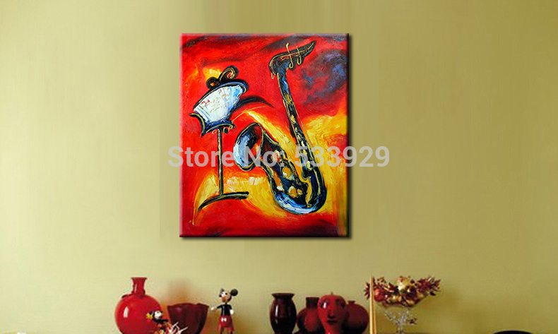 musical instruments abstract oil painting still life hand painted oil painting on canvas