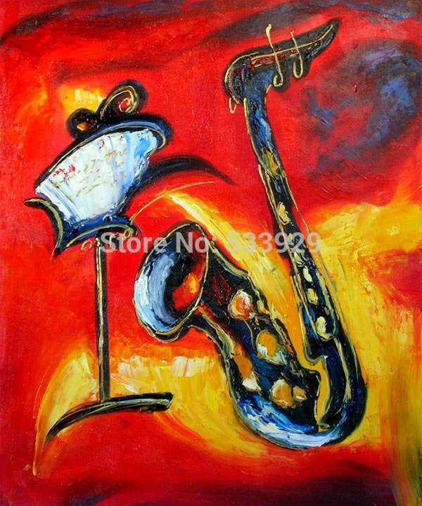 musical instruments abstract oil painting still life hand painted oil painting on canvas