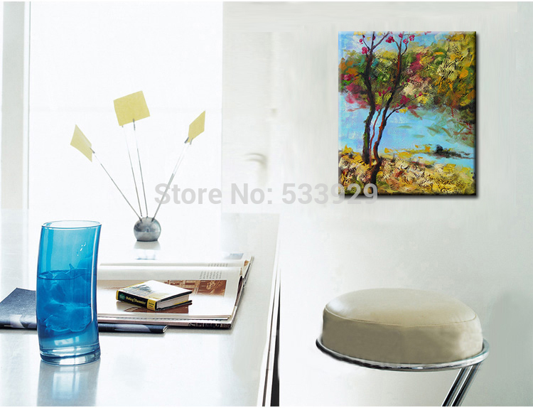 tree oil painting abstract oil painting hand painted oil painting on canvas tds-cx264