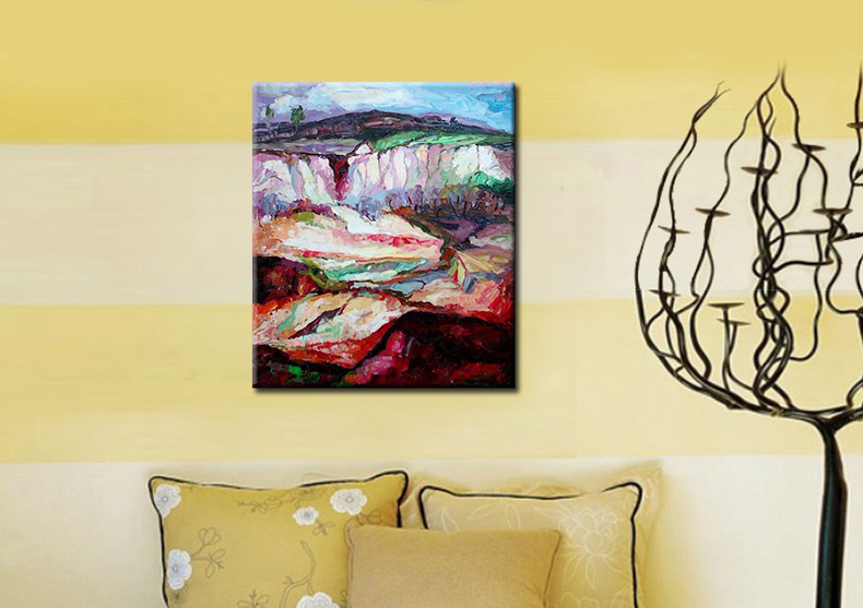 whole abstract oil painting landscape hand painted oil painting on canvas canvas painting home decorative