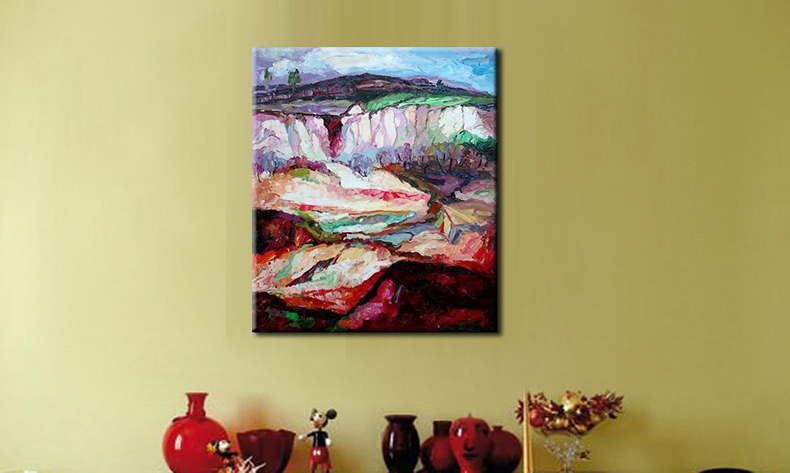 whole abstract oil painting landscape hand painted oil painting on canvas canvas painting home decorative