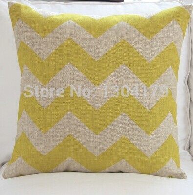 18*18 " modern decorative 6color chevron zig zag throw cushion cover pillow case for home textile sofa bedding couch