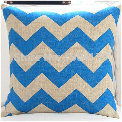 18*18 " modern decorative 6color chevron zig zag throw cushion cover pillow case for home textile sofa bedding couch