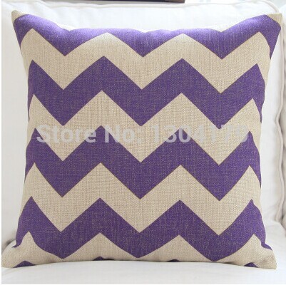 18*18 " modern decorative 6color chevron zig zag throw cushion cover pillow case for home textile sofa bedding couch