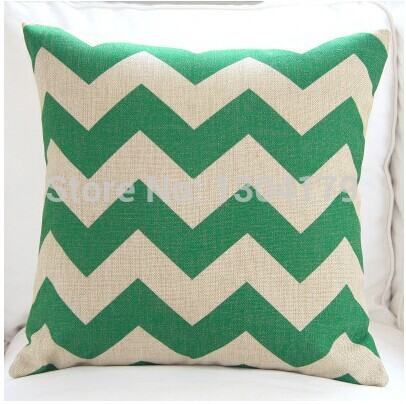 18*18 " modern decorative 6color chevron zig zag throw cushion cover pillow case for home textile sofa bedding couch