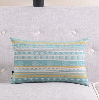 2pcs/lot colorful geometry love you home bedding sofa cushion cover pillow case whole