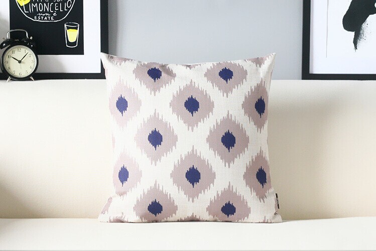 4pcs geometric rhomboid office pillow cushion, blue sofa cushion, pillow cover, decorative pillow, throw pillow,cushion cover