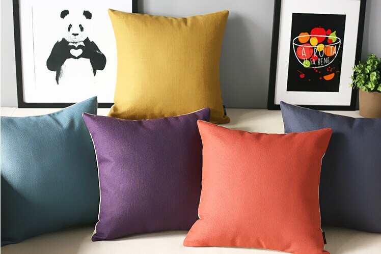 - creative geometric animal series decorative cushion covers 3pcs cotton linen pillow cover 45cm*45cm home decor