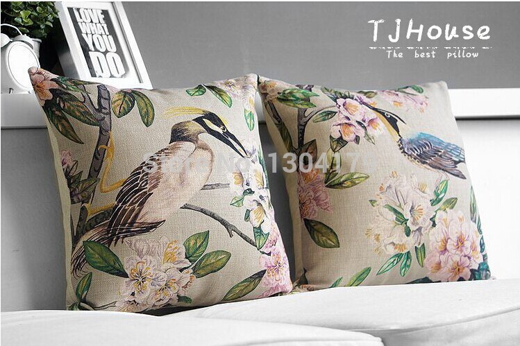 decorative skull eiffel geometry bird pillow cushion cover, seat cushions/almofadas, couch pillows home decor